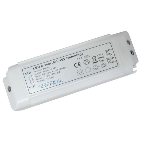 ELED-20-12V - Ecopac LED Driver ELED-20-12V 20W 12V Online Sale