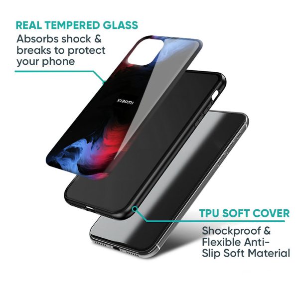 Fine Art Wave Glass Case for Redmi 9 prime on Sale