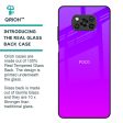 Purple Pink Glass Case for Poco X3 Online Sale