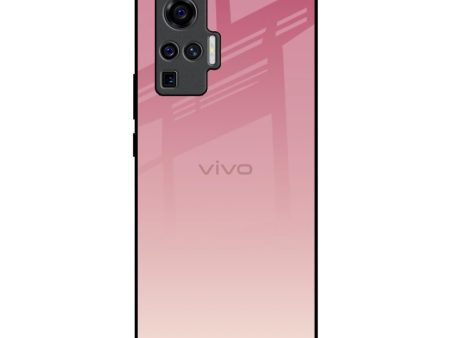 Blooming Pink Glass Case for Vivo X50 Pro Hot on Sale