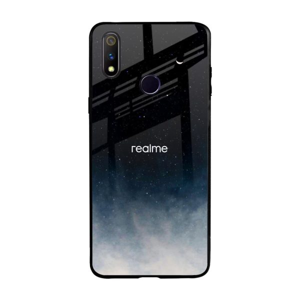 Aesthetic Sky Glass Case for Realme 3 Pro Online now