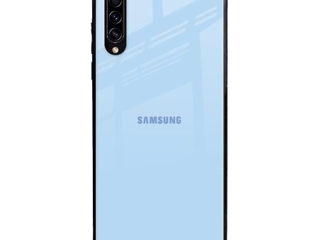 Pastel Sky Blue Glass Case for Samsung Galaxy A50s For Sale