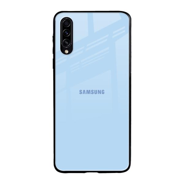 Pastel Sky Blue Glass Case for Samsung Galaxy A50s For Sale