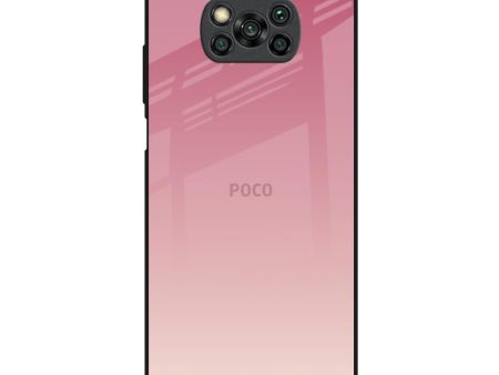 Blooming Pink Glass Case for Poco X3 Online