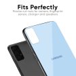 Pastel Sky Blue Glass Case for Samsung Galaxy A50s For Sale