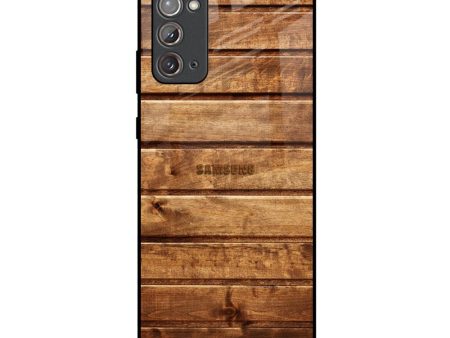 Wooden Planks Glass Case for Samsung Galaxy Note 20 Online now