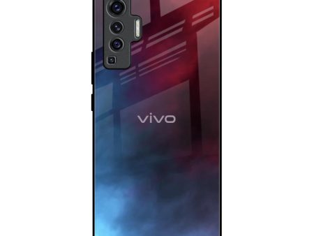 Smokey Watercolor Glass Case for Vivo X50 For Discount