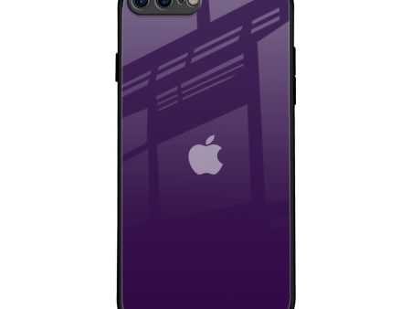 Dark Purple Glass Case for iPhone 8 Plus Online now