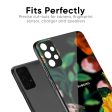 Flowers & Butterfly Glass Case for Redmi 9 prime Online now