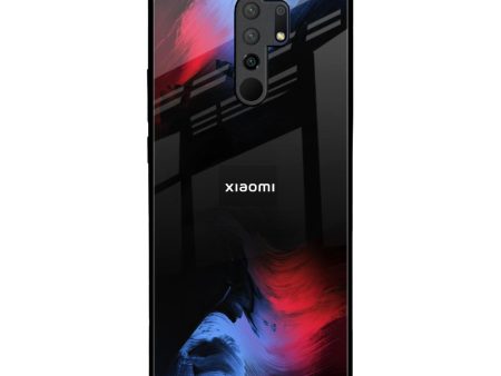 Fine Art Wave Glass Case for Redmi 9 prime on Sale