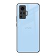 Pastel Sky Blue Glass Case for Vivo X50 Pro Hot on Sale