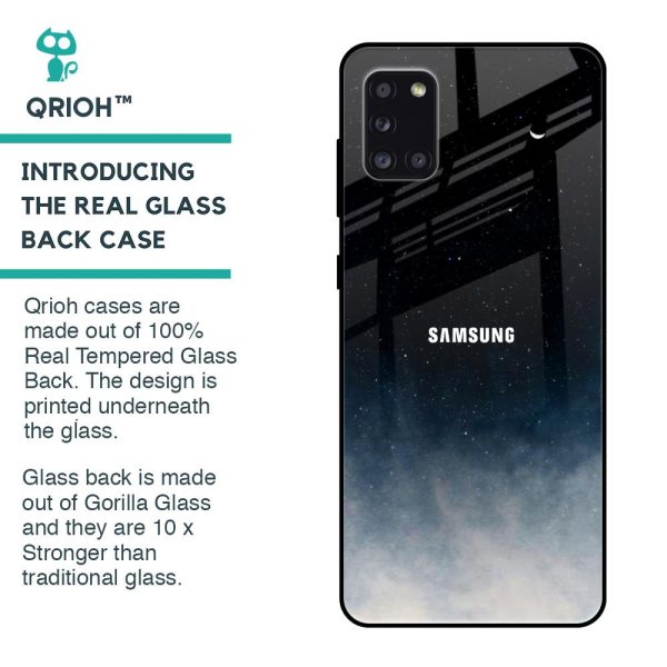 Aesthetic Sky Glass Case for Samsung Galaxy A31 Supply