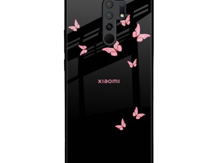 Fly Butterfly Glass Case for Redmi 9 prime Online now