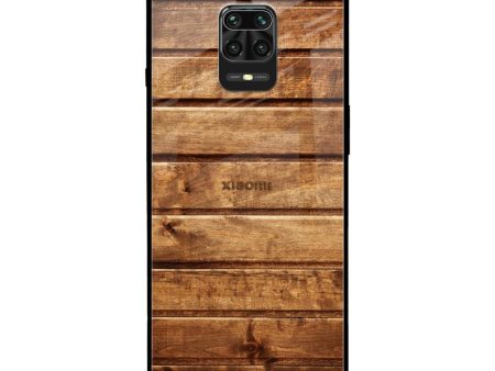 Wooden Planks Glass Case for Xiaomi Redmi Note 9 Pro Discount