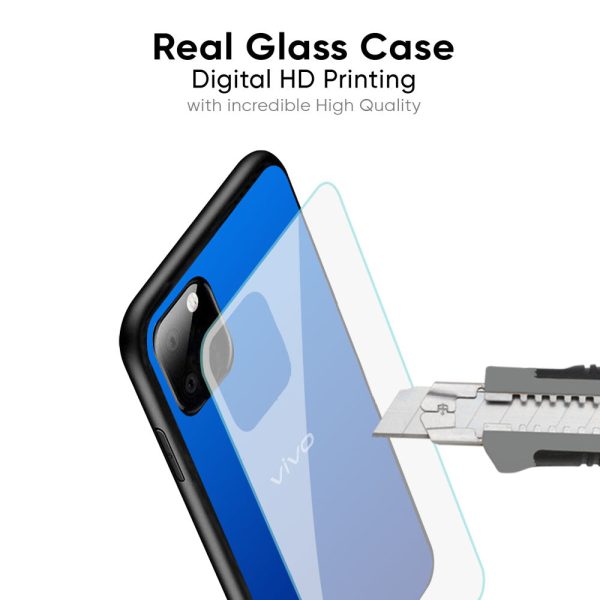 Egyptian Blue Glass Case for Vivo X50 Pro Fashion