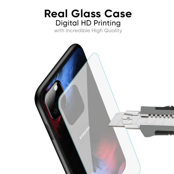 Fine Art Wave Glass Case for Redmi 9 prime on Sale