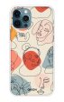 Abstract Faces Soft Cover for iPhone 12 Pro Max Online Sale