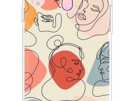 Abstract Faces Soft Cover for Samsung Galaxy A20s Supply