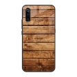 Wooden Planks Glass Case for Xiaomi Mi A3 Online now