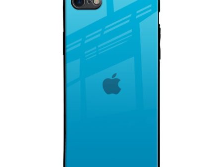 Blue Aqua Glass Case for iPhone 8 For Discount