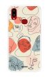 Abstract Faces Soft Cover for Samsung Galaxy A10s For Cheap