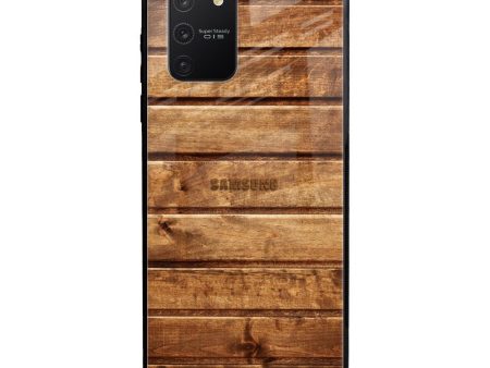 Wooden Planks Glass Case for Samsung Galaxy S10 lite For Discount