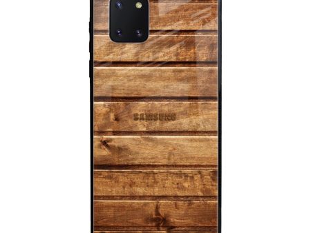 Wooden Planks Glass Case for Samsung Galaxy Note 10 lite Discount