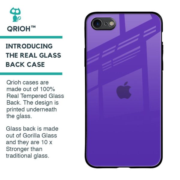 Amethyst Purple Glass Case for iPhone 8 Online Sale