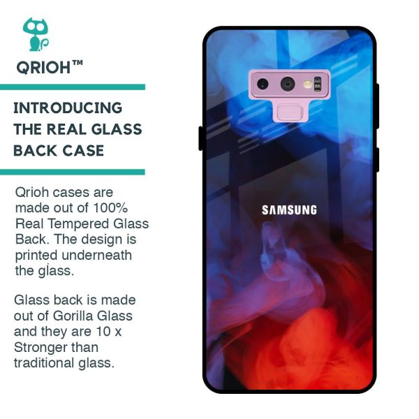 Dim Smoke Glass Case for Samsung Galaxy Note 9 Fashion