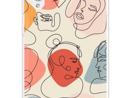 Abstract Faces Soft Cover for Samsung Galaxy A50s Online now