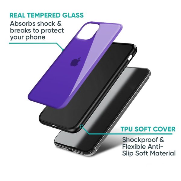 Amethyst Purple Glass Case for iPhone 8 Online Sale