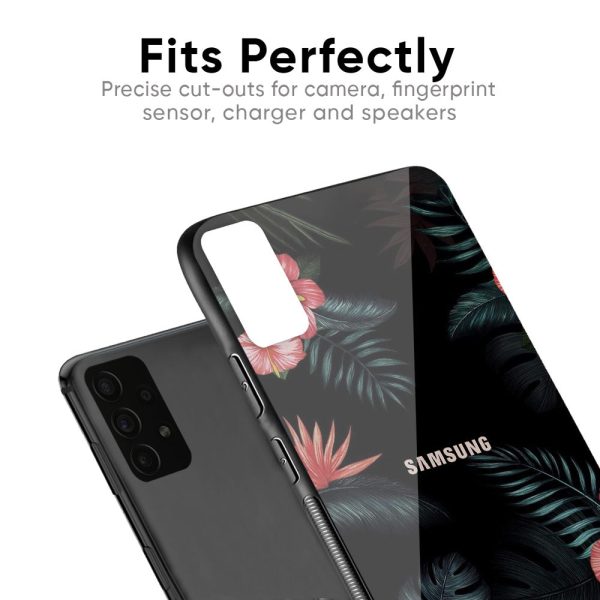 Tropical Art Flower Glass Case for Samsung Galaxy A50s For Discount