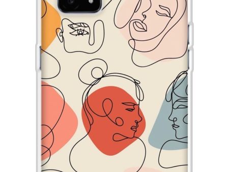 Abstract Faces Soft Cover for Realme GT Supply