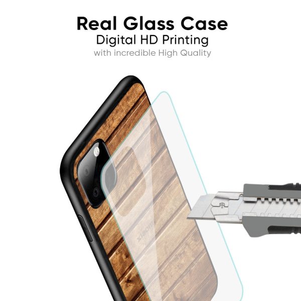 Wooden Planks Glass Case for Xiaomi Mi A3 Online now