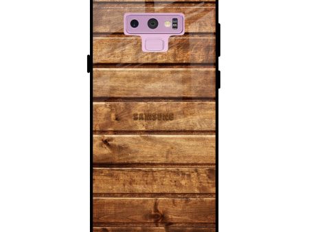 Wooden Planks Glass Case for Samsung Galaxy Note 9 Discount